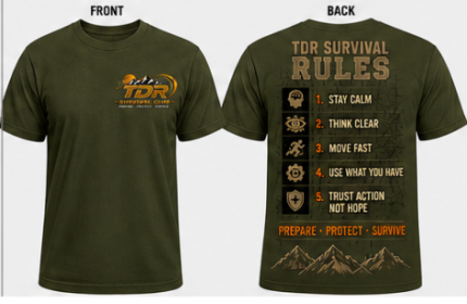 TDR SURVIVAL SHIRT